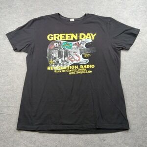 Green Day Shirt Mens XL Revolution Radio Concert Tour Band Graphic Tee Merch
